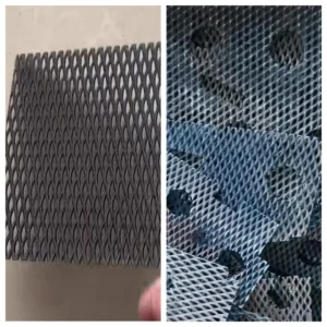 Black Titanium Mesh Scrap